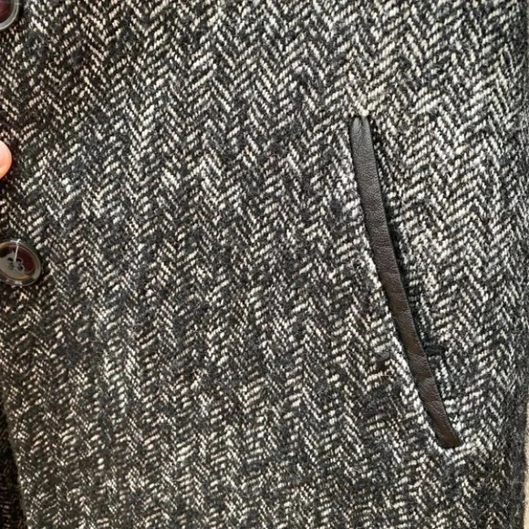 Kensie - Wool Blend Pea Coat - Picture 6 of 7